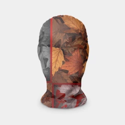 Маска карнавальная 3D Осенний ретро коллаж 