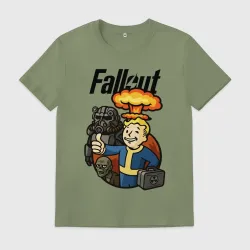 Мужская футболка хлопок Fallout - atomic explosion
