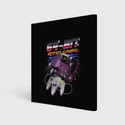 Холст квадратный Nintendo retro gaming 