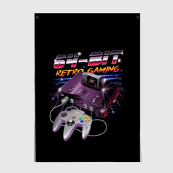 Постер Nintendo retro gaming 