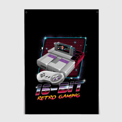 Постер Нинтендо ретро гейминг 
