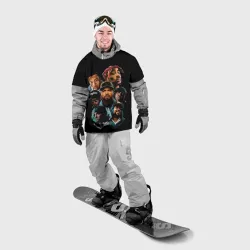 Накидка на куртку 3D Rap singers