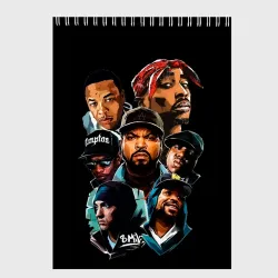 Скетчбук Rap singers