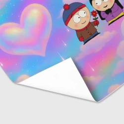 Бумага для упаковки 3D Стэн дарит цветочек Венди - фото 2