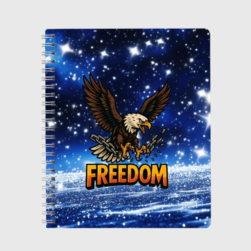 Тетрадь Freedom - орел разрывает цепи