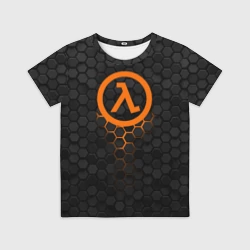 Детская футболка 3D Халф лайф - темные соты