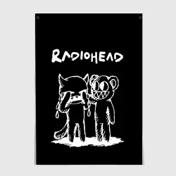 Постер Radiohead bear and minotaur
