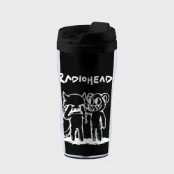 Термокружка-непроливайка Radiohead bear and minotaur