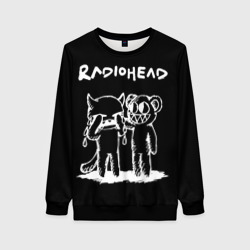 Женский свитшот 3D Radiohead bear and minotaur