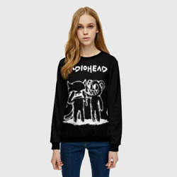 Женский свитшот 3D Radiohead bear and minotaur - фото 2