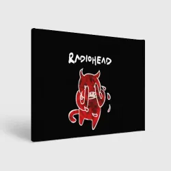 Холст прямоугольный Radiohead red minotaur 