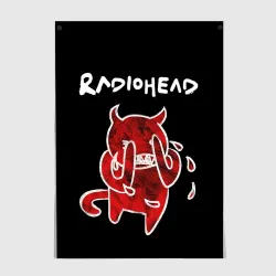 Постер Radiohead red minotaur 