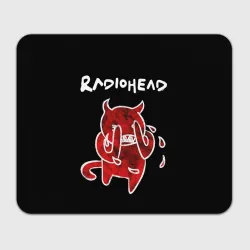 Прямоугольный коврик для мышки Radiohead red minotaur 