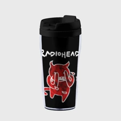 Термокружка-непроливайка Radiohead red minotaur 