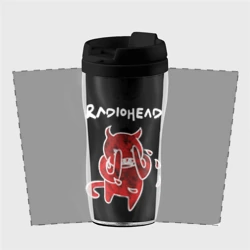 Термокружка-непроливайка Radiohead red minotaur  - фото 2