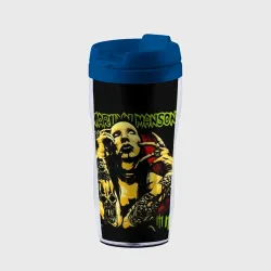 Термокружка-непроливайка Marilyn Manson tattoo