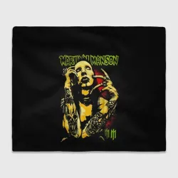 Плед 3D Marilyn Manson tattoo
