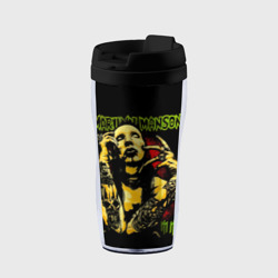 Термокружка-непроливайка Marilyn Manson tattoo