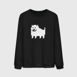 Мужской свитшот хлопок Annoying dog - pixel Undertale