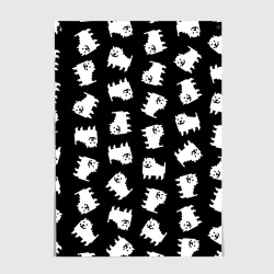 Постер Annoying dog pattern - Undertale