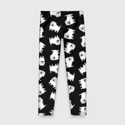 Детские леггинсы 3D Annoying dog pattern - Undertale