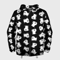 Мужская ветровка 3D Annoying dog pattern - Undertale