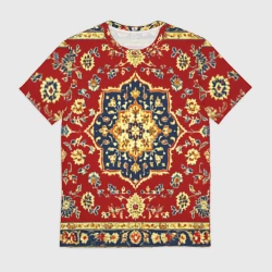 Мужская футболка 3D Советский ковер