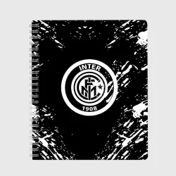 Тетрадь Inter белые штрихи красок