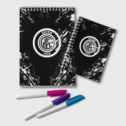 Блокнот Inter белые штрихи красок