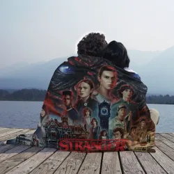Плед 3D Все герои из Stranger things - фото 2