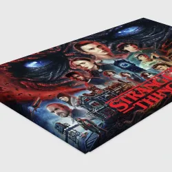Холст прямоугольный Все герои из Stranger things - фото 2