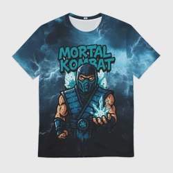 Мужская футболка 3D Sub-zero граффити 