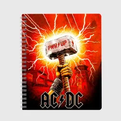 Тетрадь Power up -  ACDC
