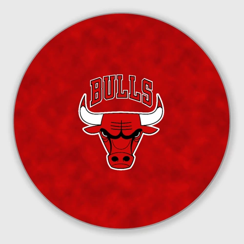 Круглый коврик для мышки NBA Chicago Bulls