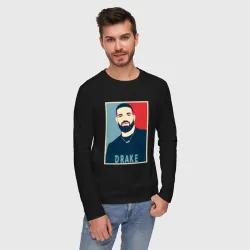 Мужской лонгслив хлопок Rap Drake - фото 2