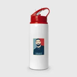 Бутылка для воды с трубочкой Rap Drake