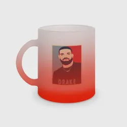 Кружка матовая стеклянная Rap Drake
