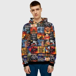 Мужская толстовка 3D Ария - обложки альбомов и песен - фото 2