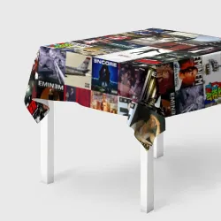 Скатерть 3D Eminem - обложки альбомов и песен