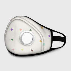 Маска из неопрена Паттерн крестики пастельные