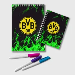 Блокнот Borussia зелёный огонь
