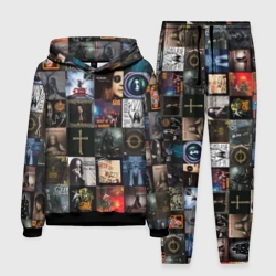 Мужской костюм с толстовкой 3D Ozzy Osbourne - обложки альбомов и песен