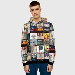 Мужская толстовка 3D Skillet - обложки альбомов и песен - фото 2