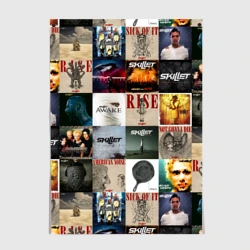 Постер Skillet - обложки альбомов и песен