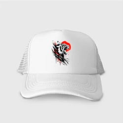 Кепка тракер с сеткой Тигр арт