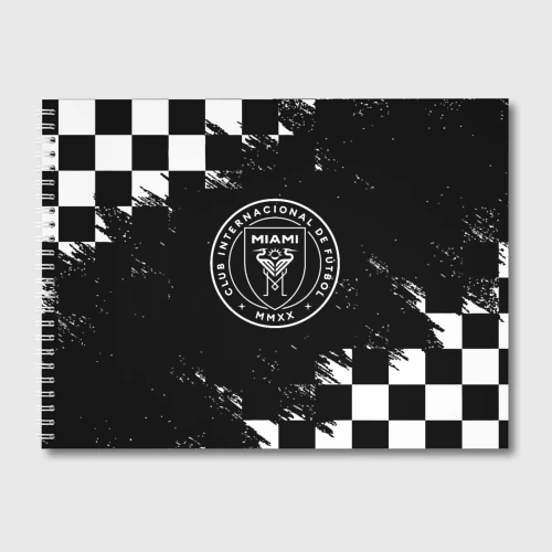 Альбом для рисования Inter miami краски клетка