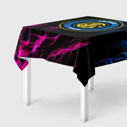 Скатерть 3D Inter неоновое пламя