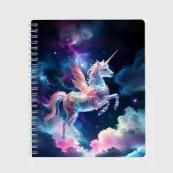 Тетрадь Космический единорог, AI+Ps