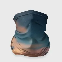 Бандана-труба 3D Мороз и звёзды, AI+Ps