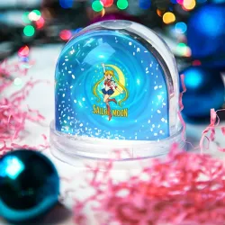 Игрушка Снежный шар Sailor Moon и луна - фото 2